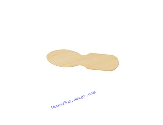 Perfect Stix ASO24W Plain Wooden Ice Cream/Taster Spoon, Unwrapped, 3
