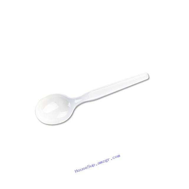 Dixie SM207 Plastic Cutlery, Mediumweight Soup Spoon (Pack of 100)