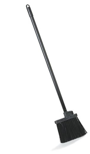 Carlisle 3686003 Flo-Pac Duo Sweep Lobby Broom With Metal Threaded Handle, 36