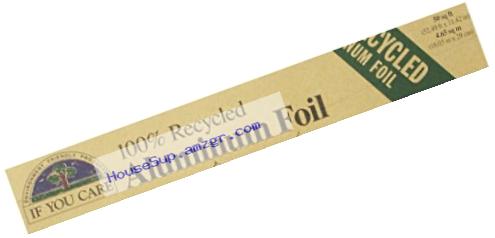 IF YOU CARE 100% Recycled Aluminum Foil Roll, 50 Foot Roll