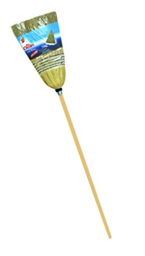 Mr. Clean 441382 Deluxe Corn Broom, 17