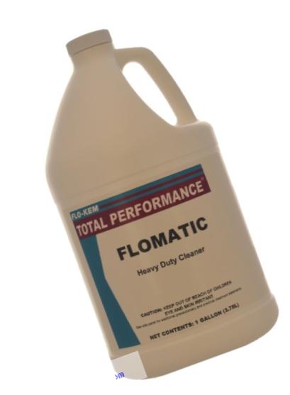 Flo-Kem 0635 Industrial Concrete Floor Cleaner and Degreaser with Mild Scent, 1 Gallon Bottle, Blue