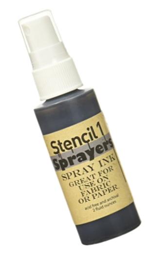 Stencil1 Sprayers Standard Colors 2oz-Black