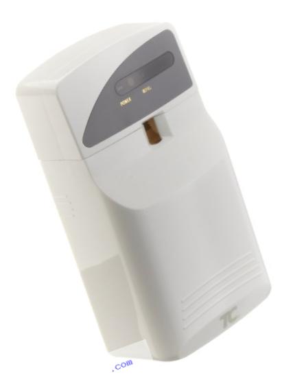 Rubbermaid Commercial FG400695 Pump System Automatic Dry Spray Odor Control Dispenser, LED, White