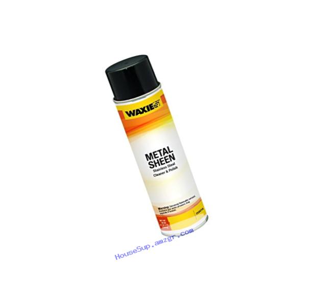 WAXIE Metal Sheen Stainless Steal Cleaner and Polish, 15 oz Aerosol Can (Caes of 12)