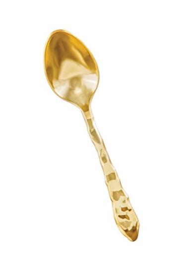 Creative Converting 321515 MADHOUSE by Michael Aram 20 Count Mini Plastic Spoons, Gold