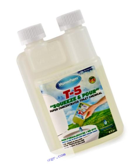 Worldwide Monochem T5-SQUEEZE/POUR-1GAL Dye-Free Squeeze and Pour Liquid Deodorizer, 12