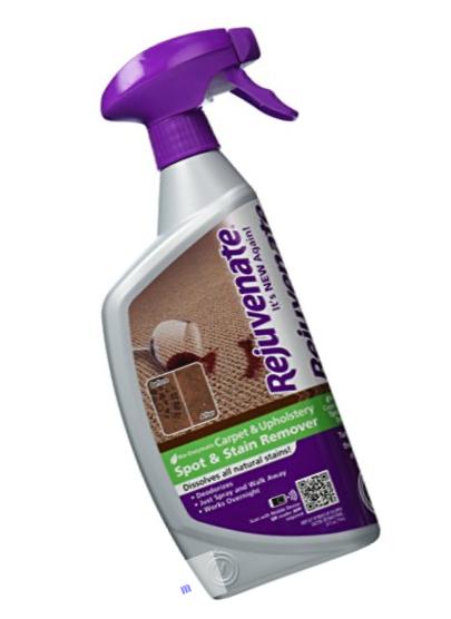 Rejuvenate Bio-Enzymatic Carpet & Upholstery Spot & Stain Remover Simply Spray and Walk Away ?? Removes Mud, Chocolate, Grass, Pet Stains and More ?? 24 Ounce