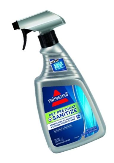 BISSELL Pet Pretreat + Sanitize Stain & Odor Remover, 1129