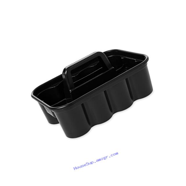 Rubbermaid Commercial Deluxe Carry Cleaning Caddy, Black