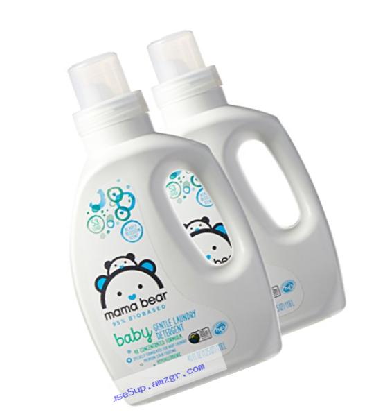 Mama Bear 95% Biobased Concentrated Baby Laundry Detergent, Bearly Blossom, 106 Loads (Pack of 2, 53 Loads Each)