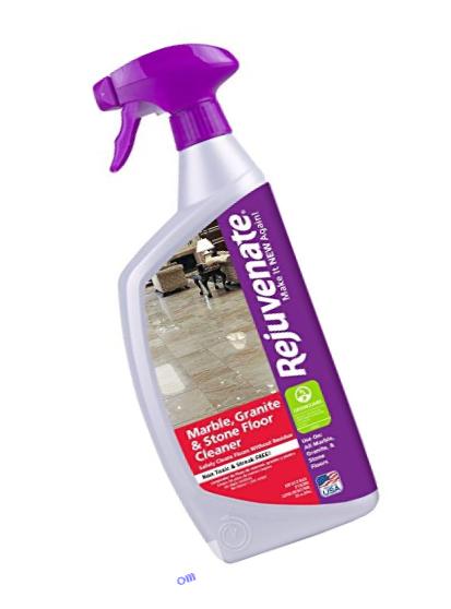 Rejuvenate Marble Granite and Stone Floor Cleaner ?? Instantly Removes Dirt and Grime - Non-Toxic Streak Free Shine ?? 32 oz.