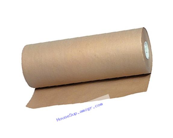 School Smart 40 lb Butcher Paper Roll - 24 inches x 1000 feet - Brown