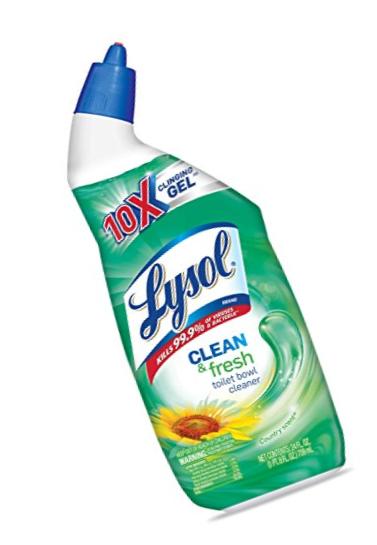 Lysol Power & Fresh Toilet Bowl Cleaner, Country Scent, 24oz
