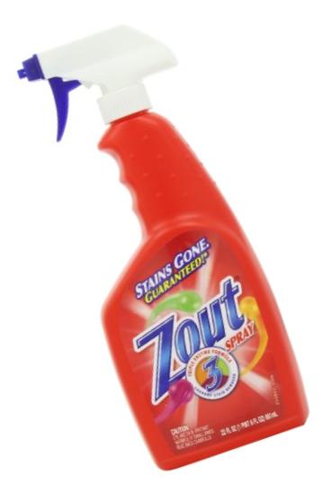 Zout Triple Enzyme Formula Laundry Stain Remover Spray, 22 Ounce