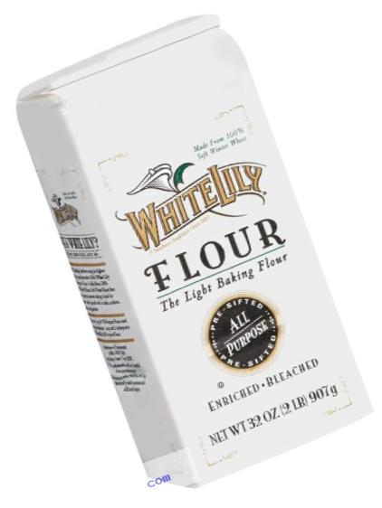 White Lily All Purpose Flour, 32 Ounce (Pack of 12)
