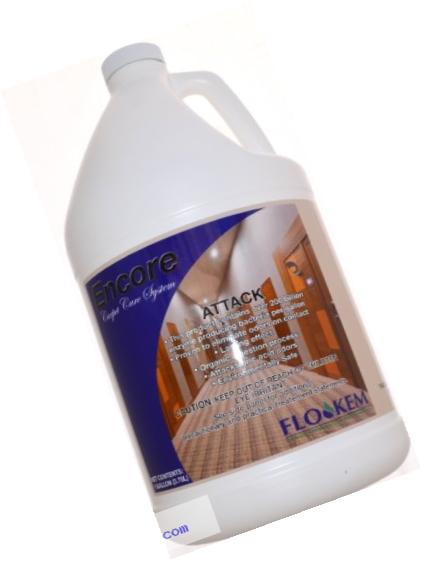 Flo-Kem 6328 Attack Pet and Food Carpet Cleaner/Deodorizer with Pleasant Scent for Carpets, 1 Gallon