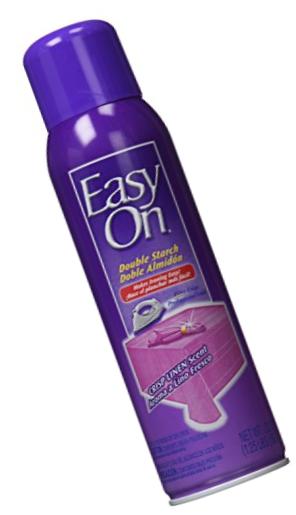 Easy-On Double Starch Fabric Care Spray, Crisp Linen 20 oz Can (Pack of 12)