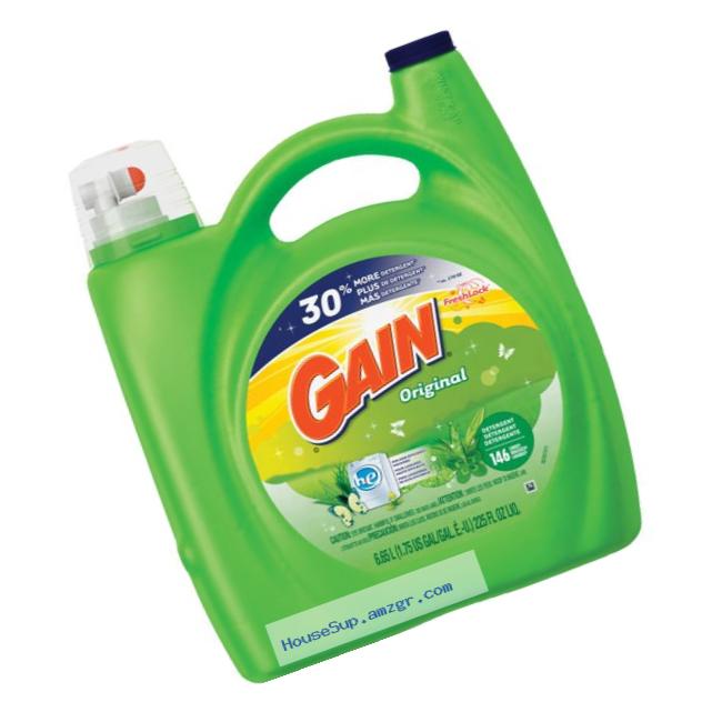 Gain He High Efficiency Original Liquid Laundry Detergent, 225 oz