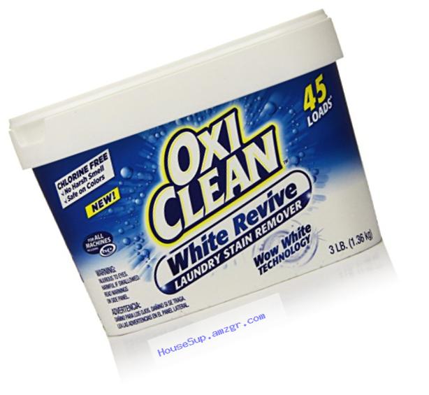 OxiClean White Revive Stain Remover, 3 Lbs