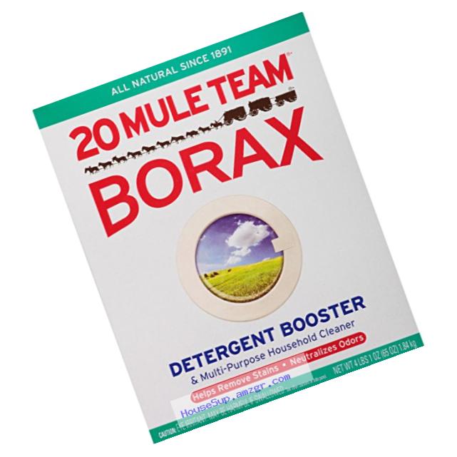20 Mule Team Borax Detergent Booster & Multi-Purpose Household Cleaner, 65 Ounce (Pack of 6)