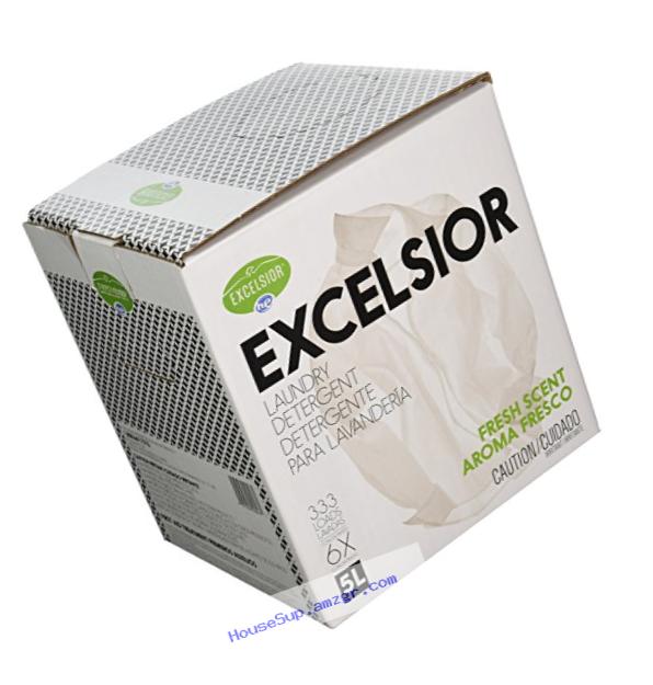 Excelsior SOAP5STAU Liter Laundry Detergent with Stain Remover, Fresh Scent