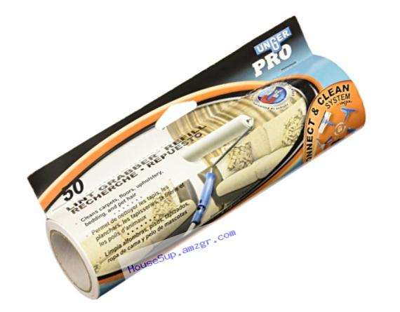 Unger Pro 965750C Lint Roller Refill 8 in.